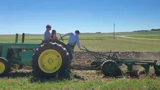 Antique Tractor Plowing 2022