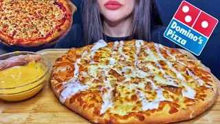 ASMR DOMINO’S CHEESE BURST PIZZA MUKBANG (No Talking) EATING SOUNDS