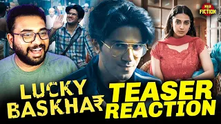 Lucky Baskhar Teaser Reaction | Dulquer Salmaan, Meenakshi Chaudhary | Venky Atluri | GV Prakash