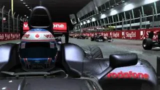 F1 2010 - PC | PS3 | Xbox 360 - Singapore night race gameplay preview official video game trailer HD