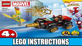 LEGO Instructions - Marvel - Spidey and His Amazing Friends - 10792 - Drill Spinner Vehicle