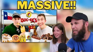 South African & Daughter React to the Biggest Gas Station in America