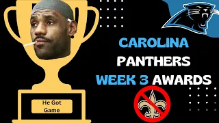 Carolina Panthers vs New Orleans Saints- Week 3 Postgame Award Show