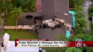 Pulse shooter's mosque set on fire
