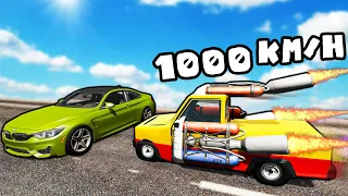 ❄️ SUPERSAMOCHODY KONTRA SILNIKI ODRZUTOWE!? | BeamNG Drive |