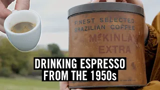Drinking Espresso from the 1950s