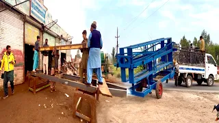 Wonderful process of making 16 solar panels book mobile trolley on Lathe and welding Part 2 .