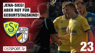 Jena siegt! Rot für Geburtstagskind: FSV Luckenwalde - Carl Zeiss Jena | Regionalliga Nordost