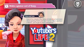 Make a Gamer Out Of Suzy! - Youtubers Life 2 Friendship Mission Quest