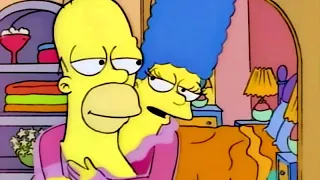 Homer Whacks Marge