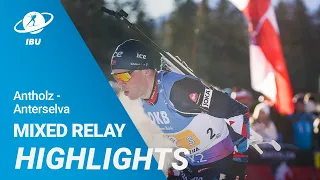 World Cup 23/24 Antholz-Anterselva: Mixed Relay Highlights