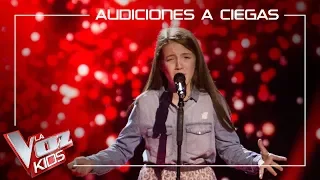 Natalia Barone canta 'Que no daría yo' | Audiciones a ciegas | La Voz Kids Antena 3 2019