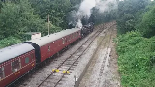 wirksworth railway steam gala 4th September 2021 double header last train of the evening