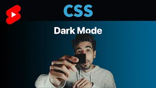 CSS Dark Mode 😱 in 1 Minute #shorts