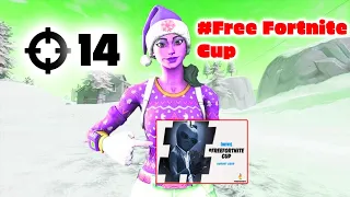 INSANE 14 Kill WIN In The #FreeFortniteCup! (Fortnite On The Acer Nitro 5 Gaming Laptop) (W-Key)