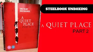 A Quiet Place Part 2 4K Steelbook Unboxing