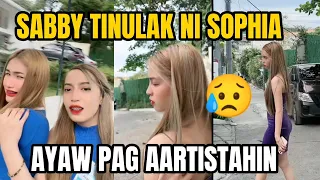 SABBY TINULAK NINA GHIN AT SOPHIA,AYAW PAG ARTISTAHIN😥