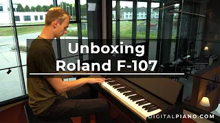 Unboxing and Assembly of Roland F-107 | Digitalpiano.com