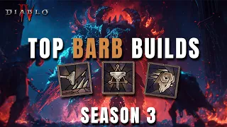 BARB = BEST CLASS FOR Season 3? TOP BUILDS & TIER LIST - Diablo 4