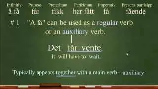 3 important things to know about the verb "å få" : Norwegian Language