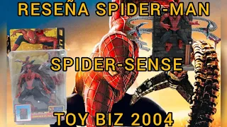 RESEÑA EN ESPAÑOL DE LA FIGURA DE SPIDER-MAN SPIDER-SENSE SPIDER-MAN 2 DE SAM RAIMI 2004 TOY BIZ