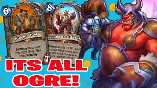 Ogre Warrior Is TOO STRONG! Excavate Warrior Whizbang's Workshop Hearthstone Warrior Deck