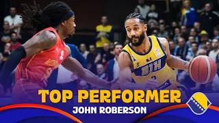 John Roberson 🇧🇦 | Top Performer | #FIBAWC 2023 Qualifiers