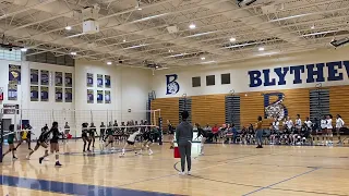 9/27/22   Winning dive Blythewood bengals JV volleyball vs Spring Valley High School 2-0