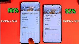 Samsung s24  Vs Samsung S23 |BATTERY TEST[Exynos 2400 vs Snapdragon 8 gen 2]