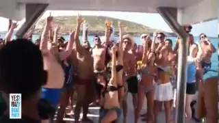 yes ibiza boat party (full video)