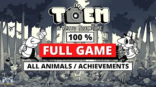 TOEM Full Game Gameplay Walkthrough | 100 % | All Achievements/Animals