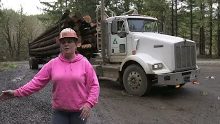 Meet Log Truck Driver Leesha Carson