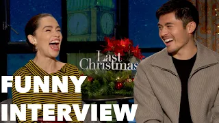 LAST CHRISTMAS: Funny Emilia Clarke and Henry Golding Interview