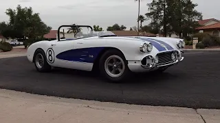 1958 Chevrolet Corvette Big Brake Fuelie RPO 684 # 8 & Engine Sound My Car Story with Lou Costabile