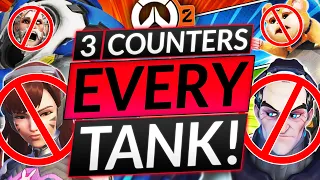 BEST COUNTER PICK HEROES for EVERY TANK - 30 SIMPLE TIPS - Overwatch 2 Guide