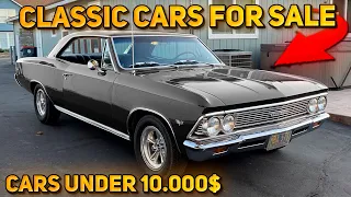 20 Unique Classic Cars Under $10,000 Available on Facebook Marketplace! Great Condition Cars!!