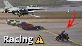 Verdade ou Mentira? | KAWASAKI NINJA  vs  AVIÃO  de  CAÇA  e um FÓRMULA 1