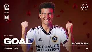 GOAL: Riqui Puig scores the game-winning goal in El Tráfico at the Rose Bowl