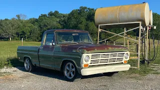 Building a Crown Vic Swapped 1968 F100 in 5 Minutes!