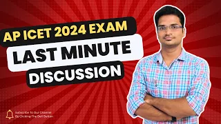 AP ICET 2024 - Tomorrow Exam | Doubts & Discussion