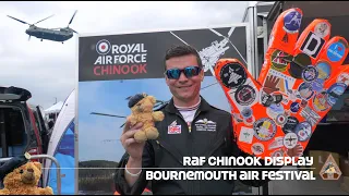 BOURNEMOUTH AIR FESTIVAL 2022: RAF Chinook Display With Special Intro Feat. The Blades