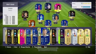 Fifa 18 draft challenge 195 ultimate team