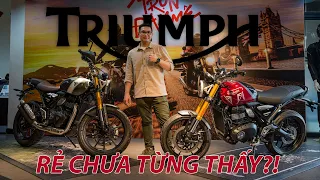 Mô tô giá rẻ Triumph Speed 400 và Scrambler 400 X về Việt Nam với giá từ 169,9 triệu đồng