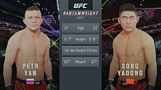 Petr Yan Vs. Song Yadong : UFC 4 Gameplay (Legendary Difficulty) (AI Vs AI) (PS5)