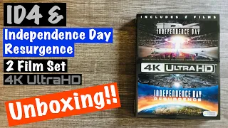 Independence Day 2 Film Set 4K UltraHD Blu-Ray Box Set Unboxing!! Will Smith Jeff Goldblum Hemsworth