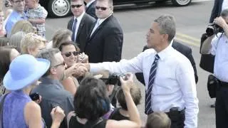 President Obama Arrives at Fort Collins-Loveland Airport