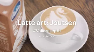 Näin teet latte art -joutsenen • Valio reseptit x Jarno Peräkylä