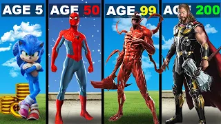 Surviving 200 Years As SUPERHERO In GTA 5!! (PART-1)