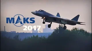 MAKS 2017 - Su-57 Flight Display - HD 50fps