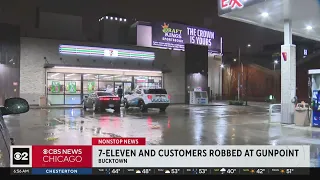 Armed robbers target 7-Eleven with customers inside on Chicago's Northwest Side